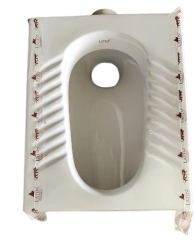 White Ceramic Indian Toilet Seat