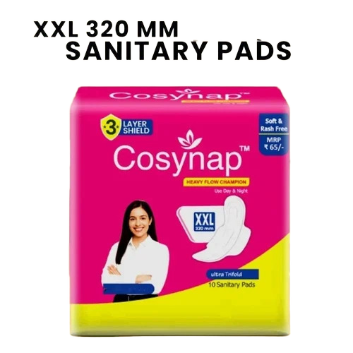 White Sanitary Pad - Age Group: Women