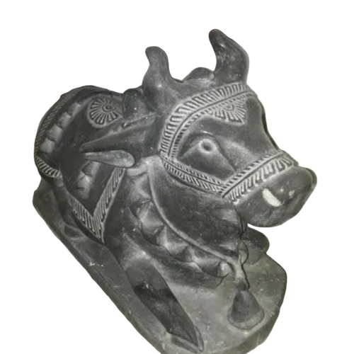 Black Marble Nandi Statue