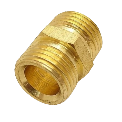 1/4 Inch Brass Hex Nipple