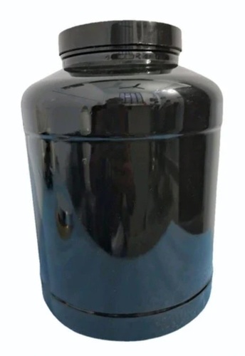 1500ml Screw Cap Black Pet Jar