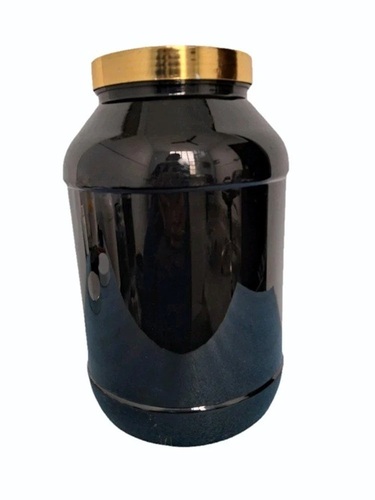 3kg Golden Cap Black Pet Jar