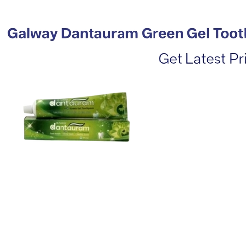 Dantauram Green Gel Toothpaste