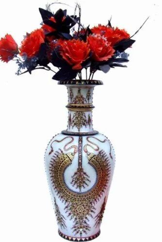 Printed Marble Flower Pot