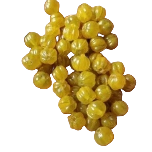 Colored Glass Beads Pumpkin