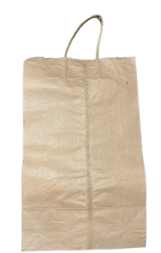 Paper Bag With Handle - Coating Type: Uncoated Matt Finish