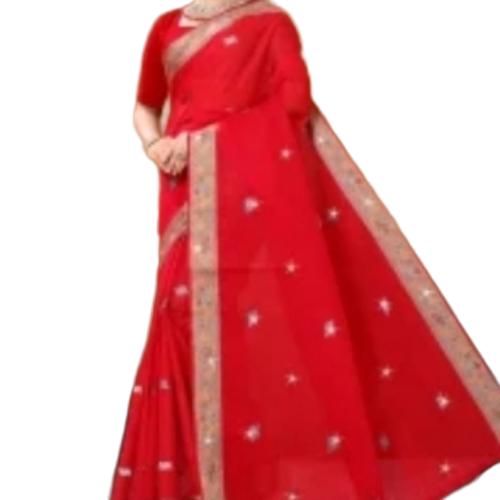 Red Party Wear Saree