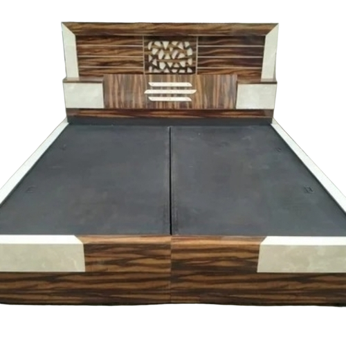 Wood Double Box Bed