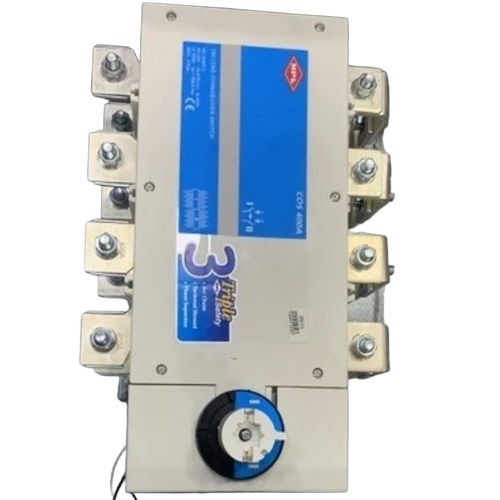 250 Amp Changeover - Metal, Silver, 220-300V, 50-60Hz | Durable, Manual Operation, Auto Option, Compact Design
