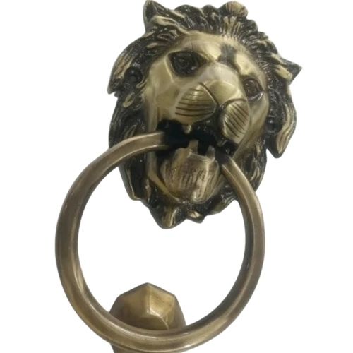 3 Inch Brass Lion Door Knocker