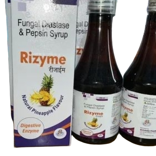 Fungal Diastase Pepsin Syrup - Liquid Bottle, Digestive Support Enzyme Supplement, Starch & Protein Digestion, Appetite Enhancement