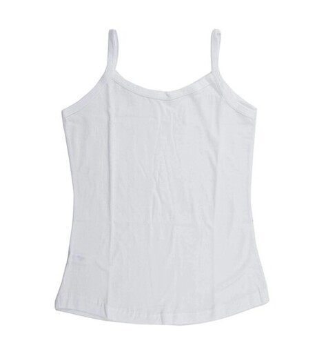 Girls White Cotton Girls Innerwear