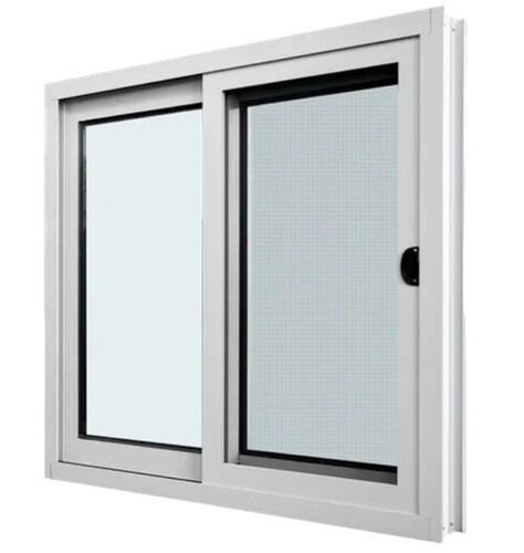 Modern Upvc Sliding Window - UPVC, All Sizes, Silver | Smooth Operation, Weather Resistant, Secure Locking