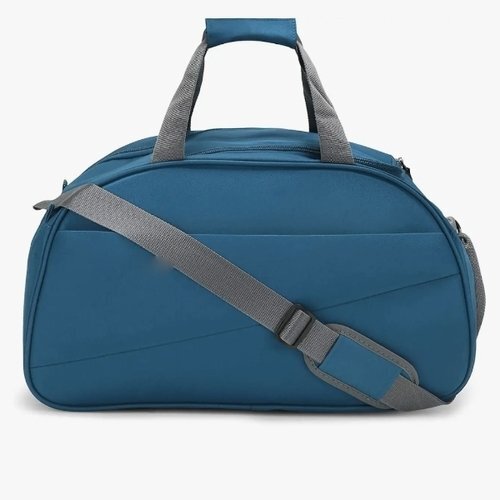 Plain Blue 39 L Hand Duffel Bag