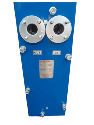 Plate Type Heat Exchanger - SS316, 1000 LPH, Blue, 16 Bar | For Beverage Industry
