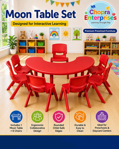 Pre School Moon Tablet Set - Assembly: No Assembly Required