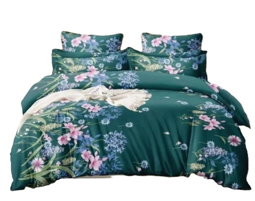 3 D Printed Bedsheet - 100% Cotton Full Size, Multi Color | Shrink Resistant, Pillowcase Included, Soft Texture, Durable Material