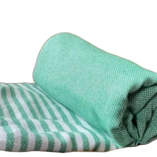 Cotton Lightweight Towel - 100% Cotton, Multi Color, Striped Pattern | Soft, Breathable, Quick Dry, Compact Size