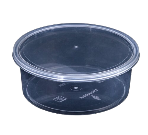 Plain Plastic Round Food Disposable Container