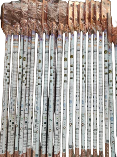 17.2mm Diameter Lath Copper Bonded Solid Earth Rods For Earthing