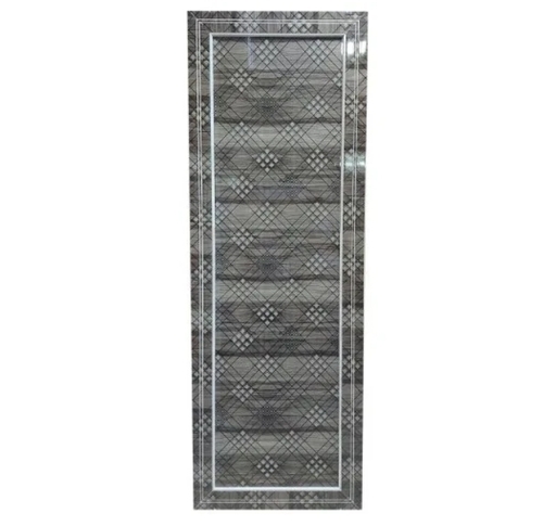 Bathroom Pvc Panel Door - Color: Brown