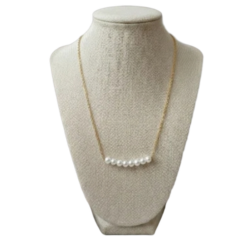 Beads Neck Chain - Color: Golden