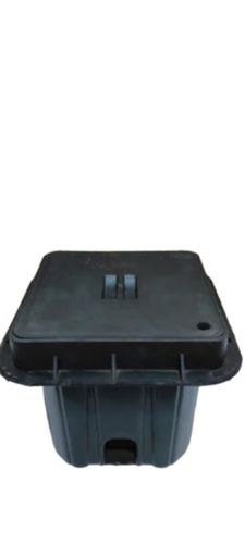 Black Square Earth Pit Cover