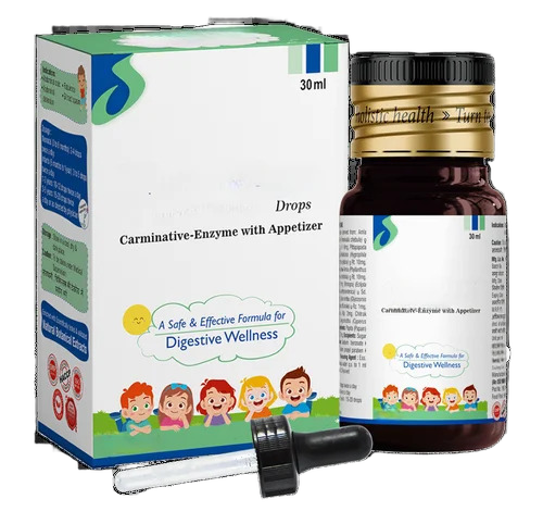 Carminative Enzyme With Appetizer - Pediatric Drops Syrups