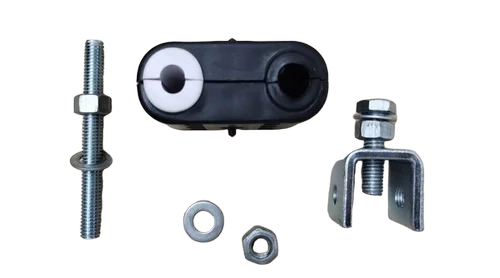 Double Way Rubber Bush Feeder Clamp Set