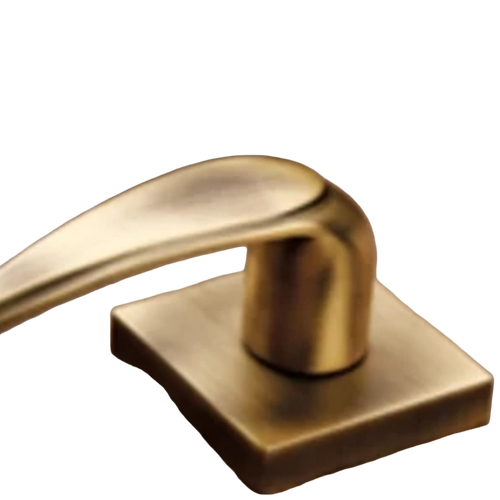 Optra Door Handle - Brass, Polished Finish | Smooth Operation, Rust Resistant, Ergonomic Grip, Easy Installation
