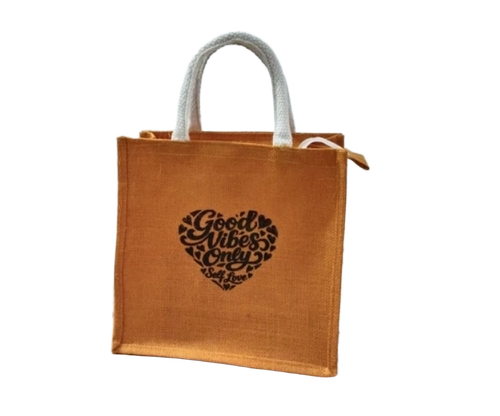 Return Gift Jute Bag - Color: White