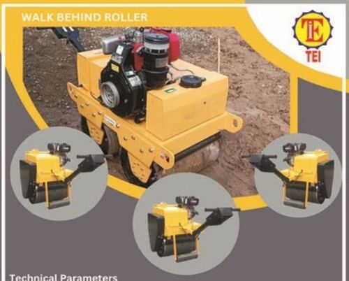 Rust Proof Walk Behind Roller - Capacity: 3 Ton