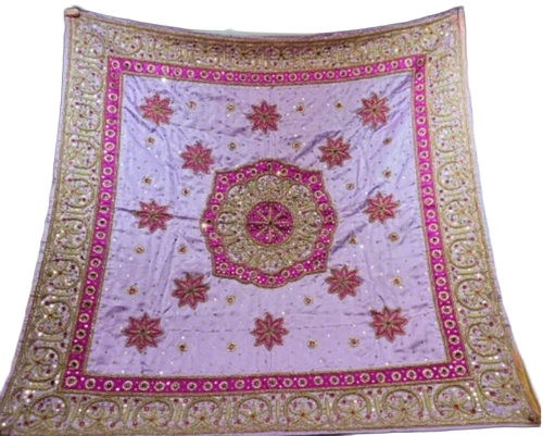 Golden Border Rumala Sahib - Color: Pink