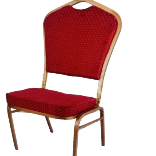 Red Fabric Banquet Chair