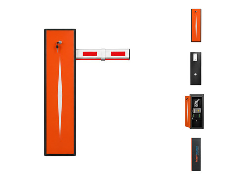 Automatic Boom Barrier System For Parking & Access Control - Color: Black