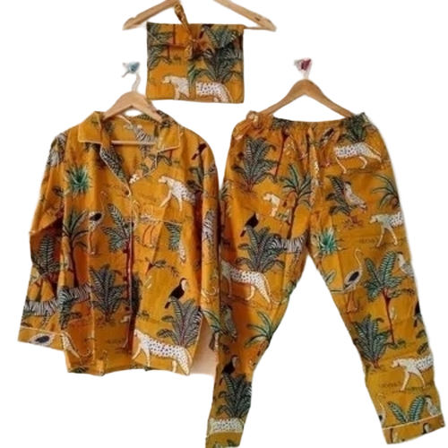 Printed Ledies Night Suits