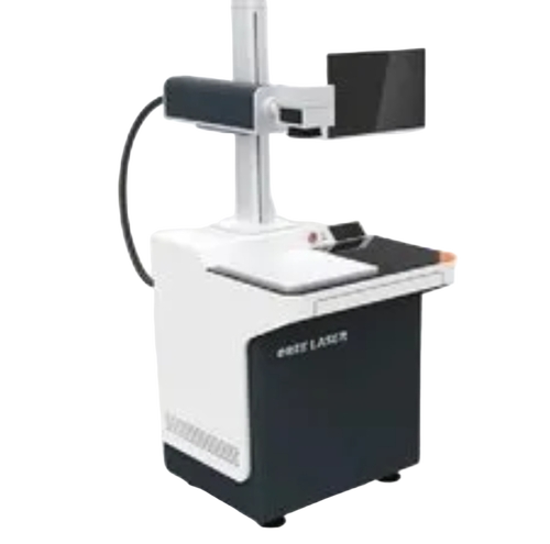 Fiber Laser Marking Machine - Color: White