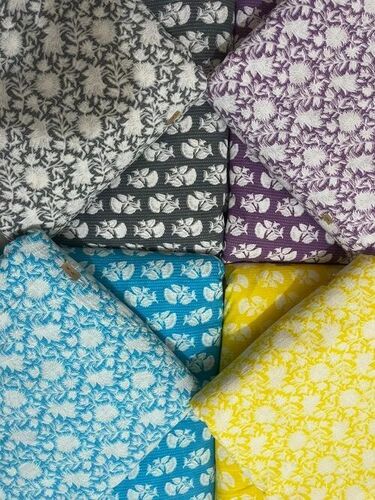 Kantha Cotton Fabrics - 100% Cotton, Width