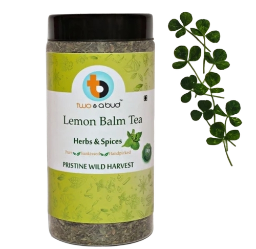Two A Bud Lemon Balm Herbal Tea - Color: Green
