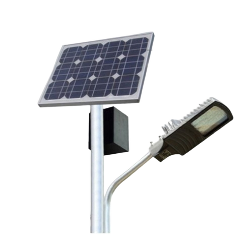 White 24 Watt Solar Street Light - Application: Industrial