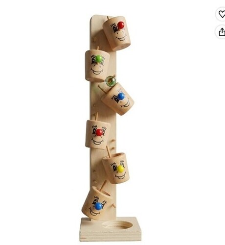 Kinetic Cascade Wooden Marble Run - Color: Available In Various Color