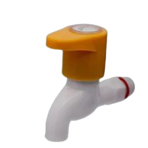 Plastic Tap - Color: White And Yellow