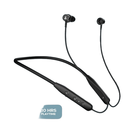 Boat Earbuds - Color: Black