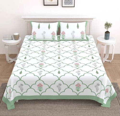 Hand Block Prints Bedsheet - Color: Comes In Various Colors