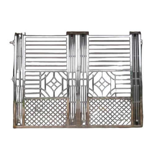 Metal Grill Gate - Finishing: Polish