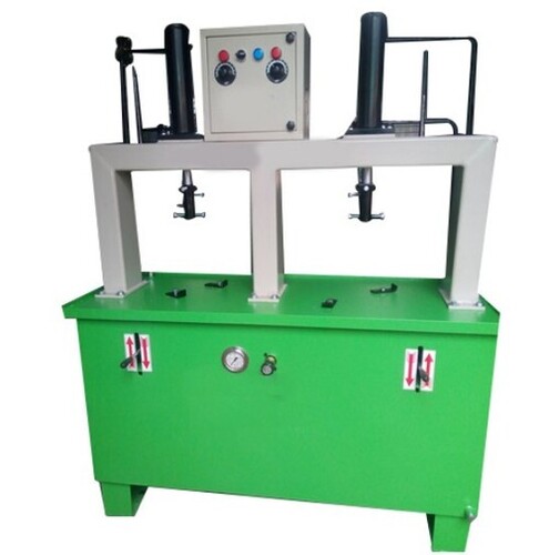 Paper Plate Making Machine - Color: White And Green