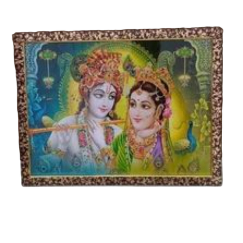 Radha Krishna Photo Religious Frame - Color: Comes In Various Colors