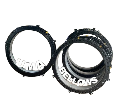 Round Ss Expansion Joint Bellow - Color: Black