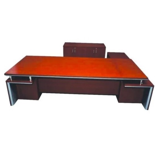 Wooden Office Table - Color: Brown