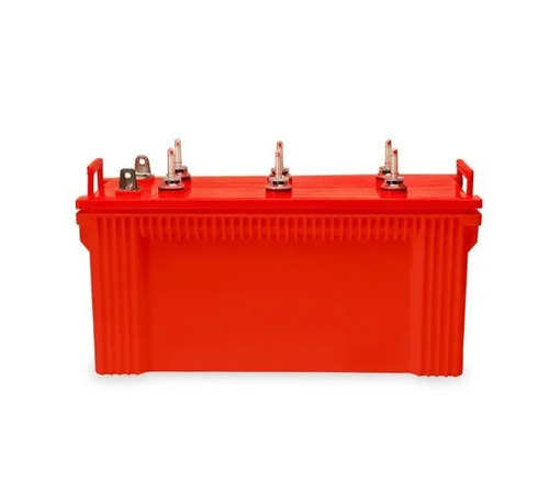 Inverter Battery - Lead Alloy Plates, Rectangular, Red | 12/24/48V, Vibration Free, Leak-Proof Sealed